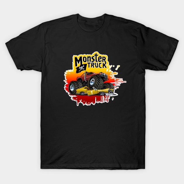 Monstertruck 1 T-Shirt by Mechanik